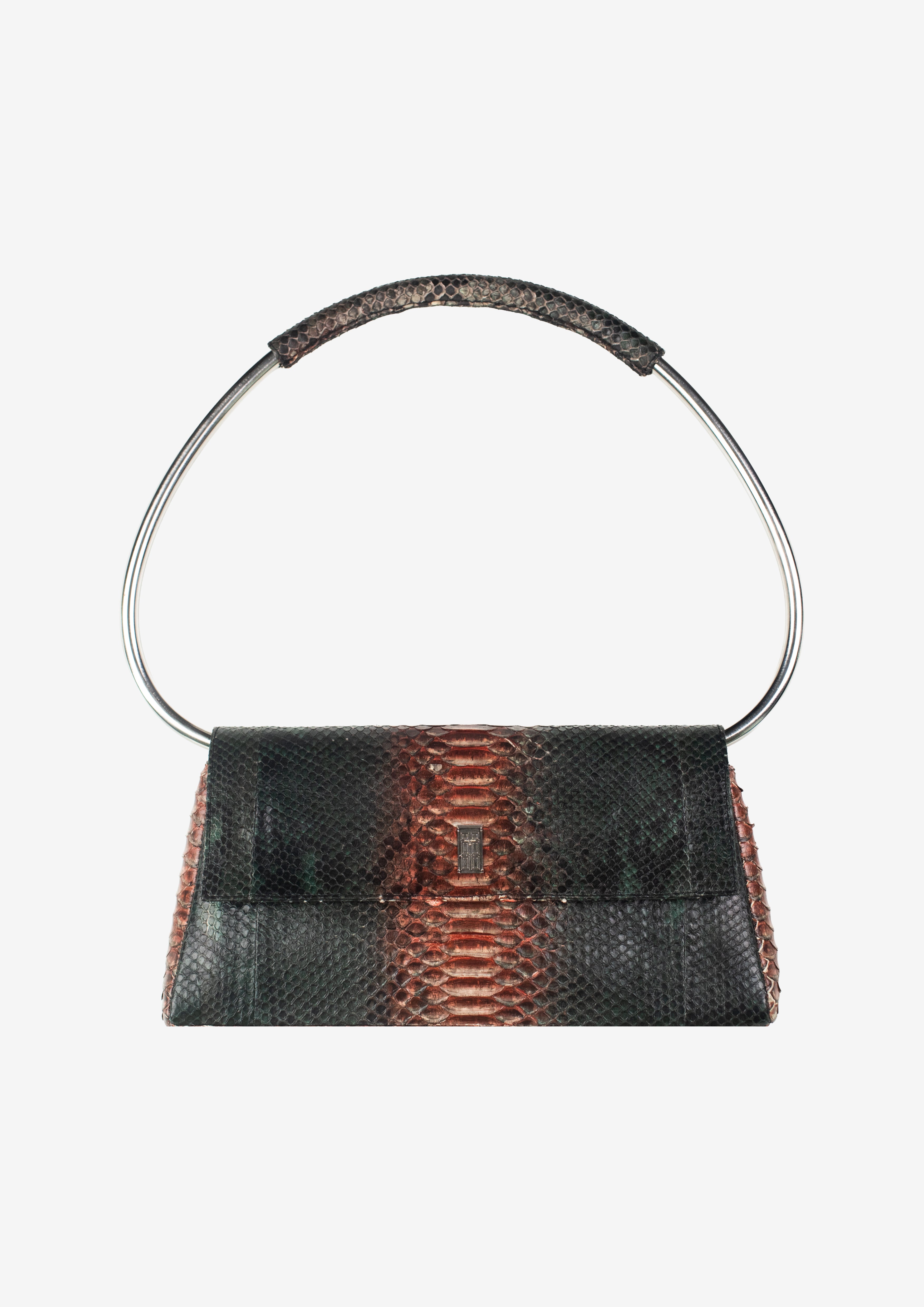 RESTRAINED SNAKESKIN BAG