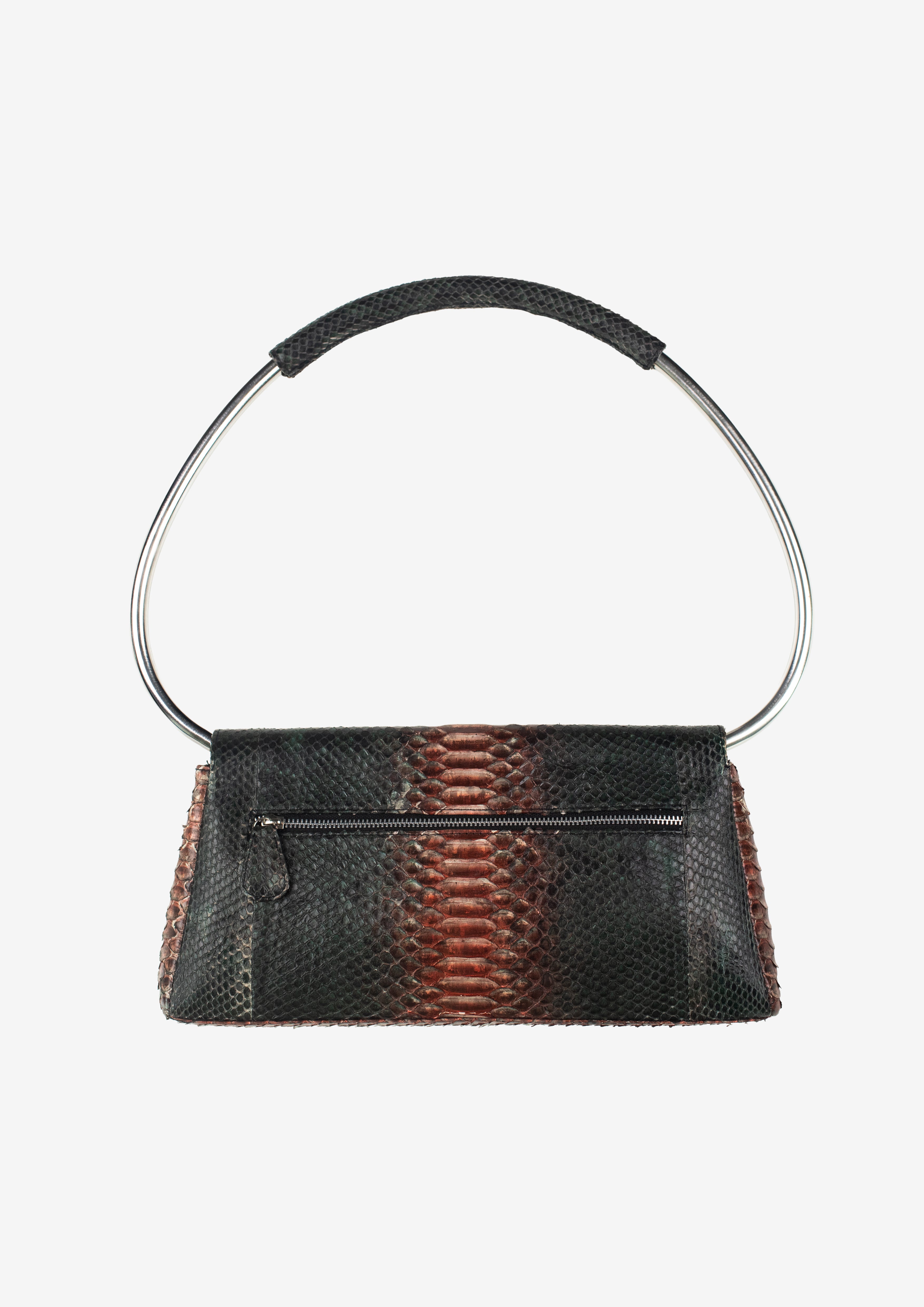 RESTRAINED SNAKESKIN BAG