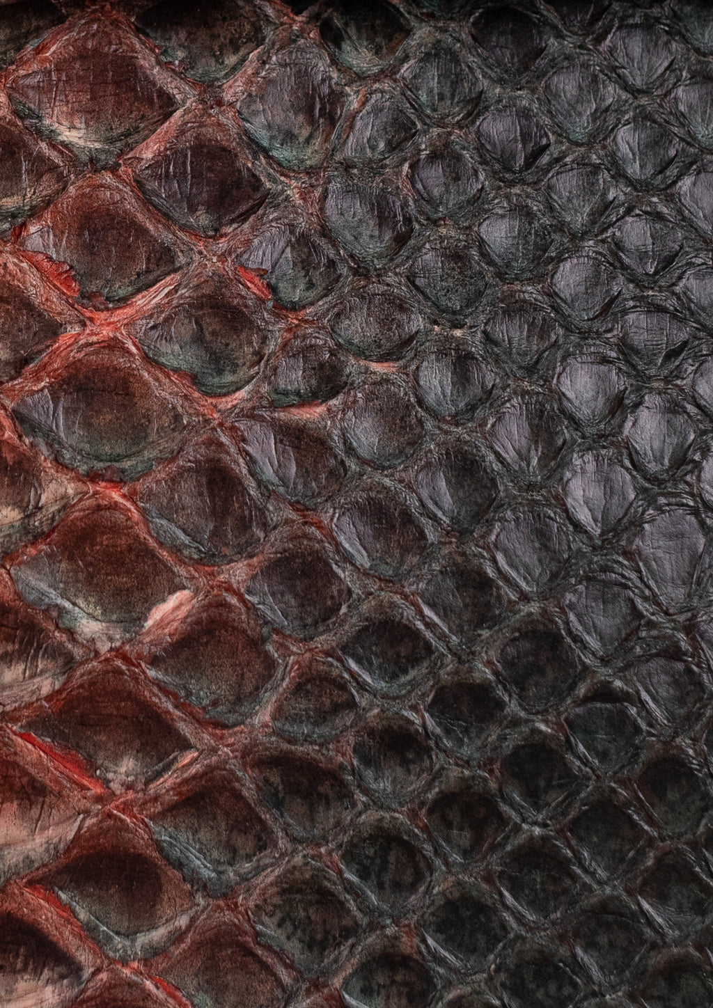 RESTRAINED SNAKESKIN BAG